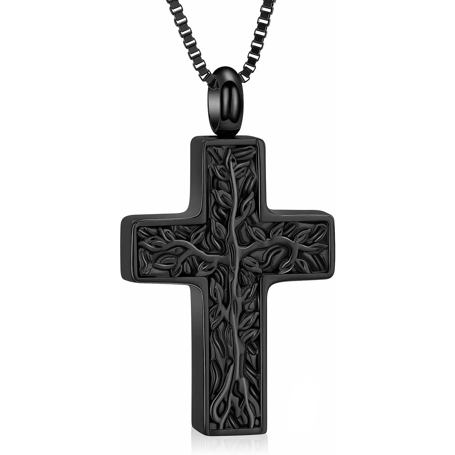 Urn Necklace for Ashes for Women Men Tree of Life  Cremation   Pendant for Ashes of Loved