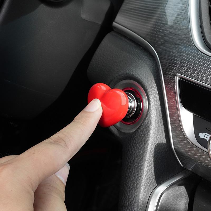 Car Engine Start Stop Button Decoration, Car Engine Start Stop Button Protective Cover, Universal Car Interior Decoration Accessories, Automotive