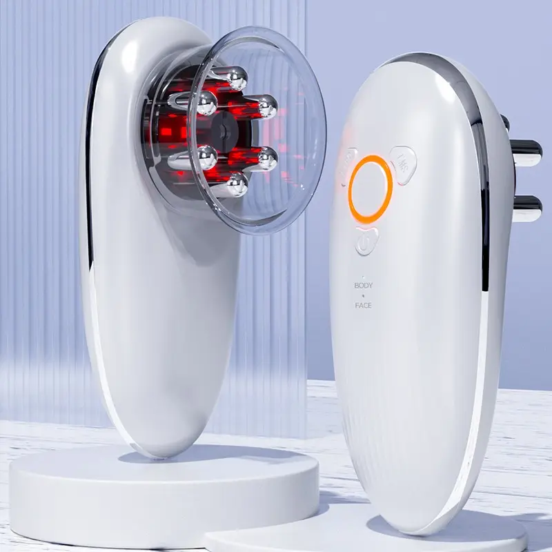 3-in-1 EMS Facial & Body Massager, Wireless Microcurrent Cupping & Vibration Device for Skin Tightening, Shaping & Muscle Relaxation, Portable Rechargeable Beauty Tool, Home SPA Self-Care Instrument, Cordless Relaxation Device for Daily Use