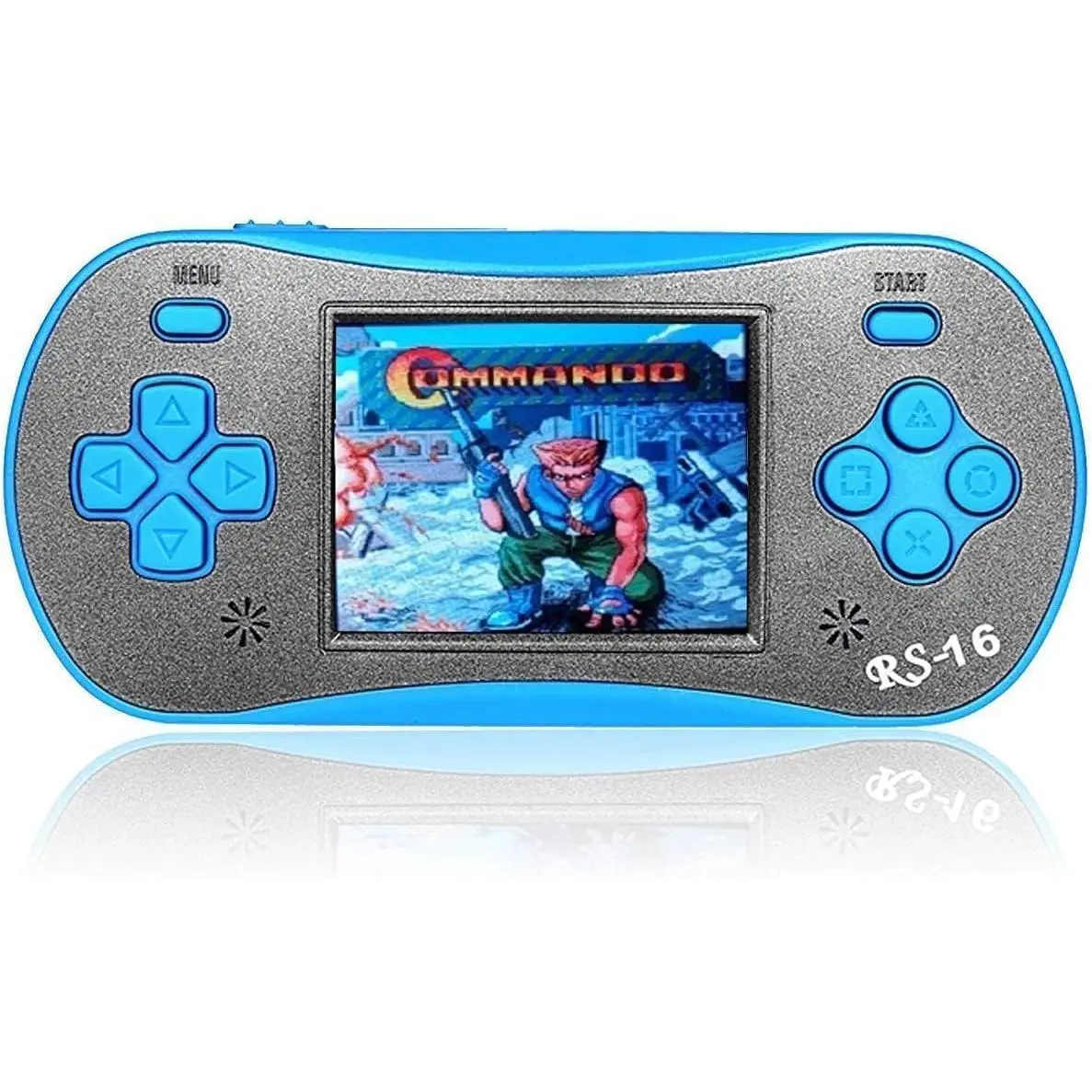 Handheld Game  Kids - Portable Classic Controller 260 Game 2.5 inch LCD Retro Arcade Video Game System Children's Birthday Gift (Blue)