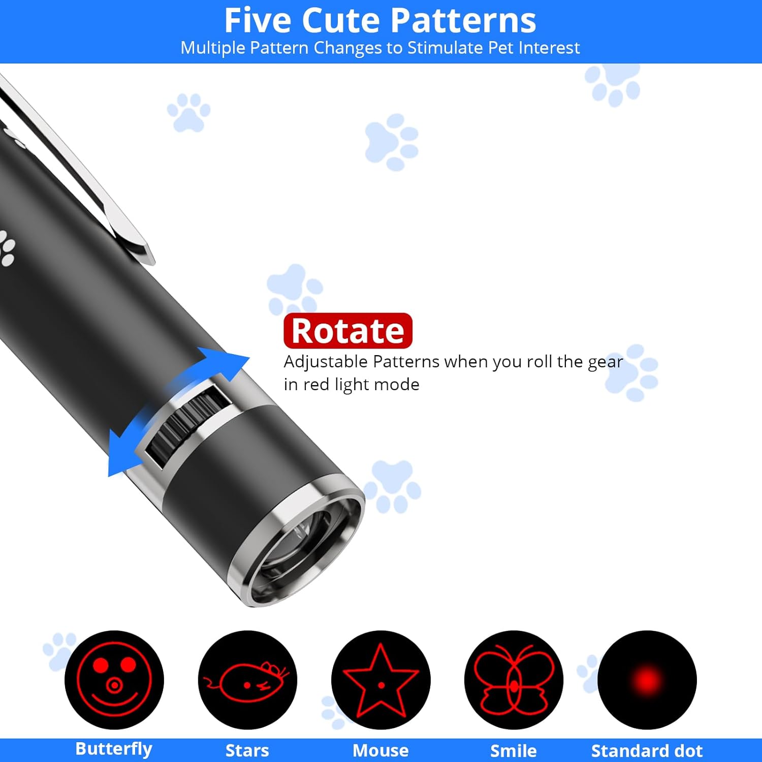 Interactive - Toys for Indoor Cats, Long Range 7 Adjustable Patterns, Red Light Pointer for Fun, Exercise, and - USB Rechargeable. Interactive - Toys for Indoor Cats, Long Range 7 Adjustable Patterns, Red Light Pointer for Fun, Exercise, and - USB Rechargeable.