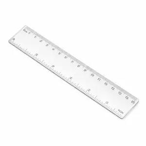 Transparent Anti-Slip Ruler for Students, High Precision Drawing Measuring Tool, Ins Style Multifunctional Plastic Scale for Geometry Exam Study, Eco-Friendly Durable Stationery