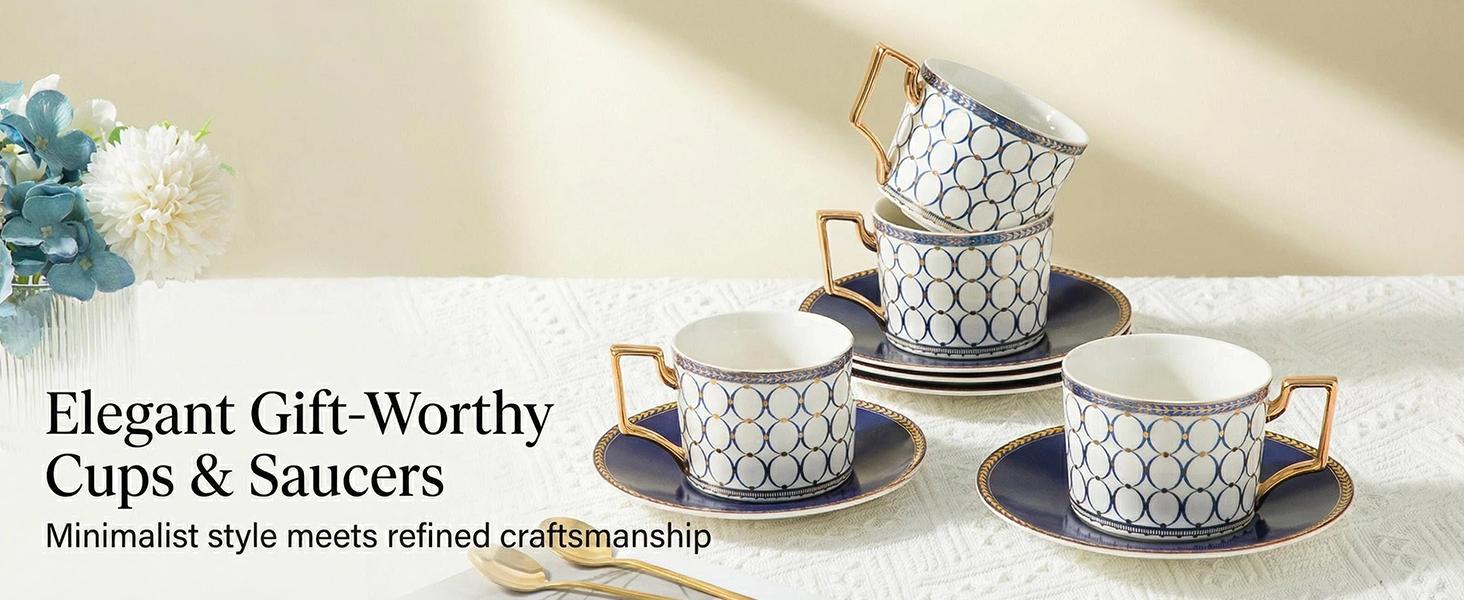 Classic Bone China Teapot White Gold Leaf Teapot 24oz Loose Leaf Tea Pot No Removable Stainless Steel Infuser