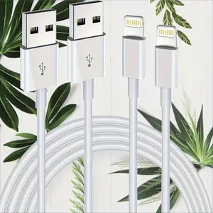 2pcs 78inch/2m for iPhone Charger Cable Lightning Data Cable, Original Mfi USB A Charging Cable Suitable for iPhone 14 13 12 11 Mini Pro XR Xs Max X SE 8 7 6 Plus, iPad, AirPods Pro Data Cable for Gaming PC Accessory