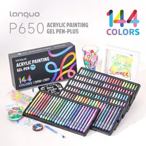 Languo 3D Diary Pen, 1.0mm Fine Tip Gel Ink, Mixable Colors, Vibrant, Ideal for DIY Crafts, Crafting Supplies, Student Art Supplies, Back-To-School Gifts