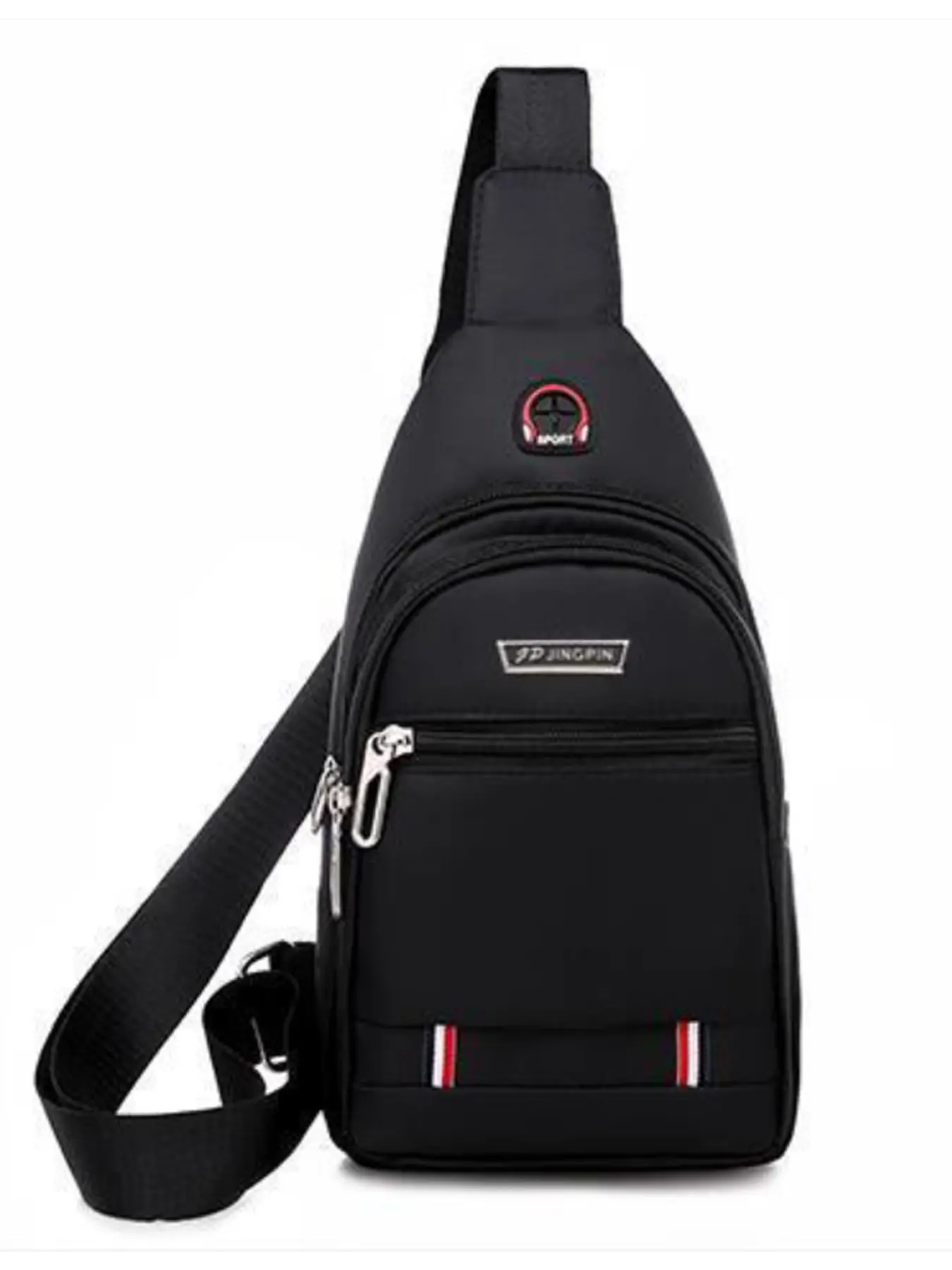 Men's Sports Bag, Versatile New Fashion Casual Shoulder Bag, Multi-Functional Waterproof with Earphone Hole, Small Backpack, Phone Case, Crossbody Bag, Stylish Casual Bag