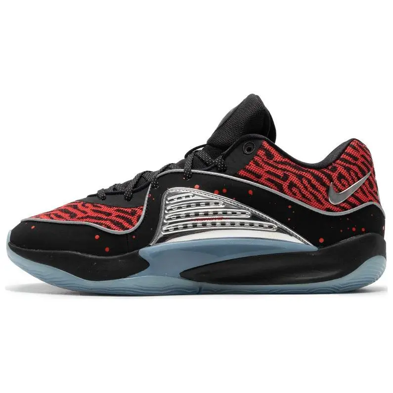 Nike KD 16 EP Men's Low-Top Basketball Shoes in Black and Red Verifiable, with credentials and supporting global authentication