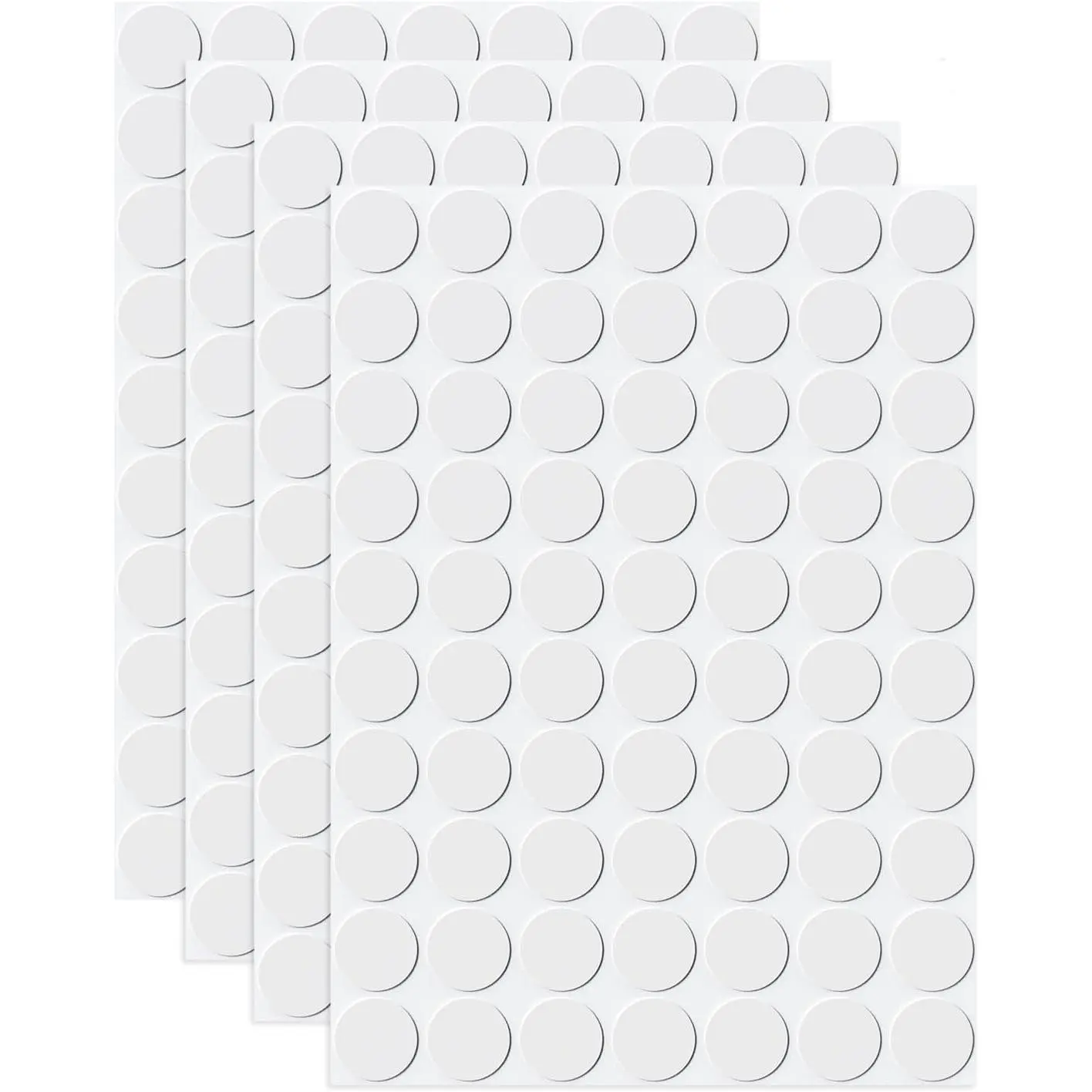 280 count Double Sided Adhesive Dots, Poster Putty Removable Clear StickyTack Stickers for Wall  Crafts Balloons Festival Party(280 Pieces,0.8"*0.8")