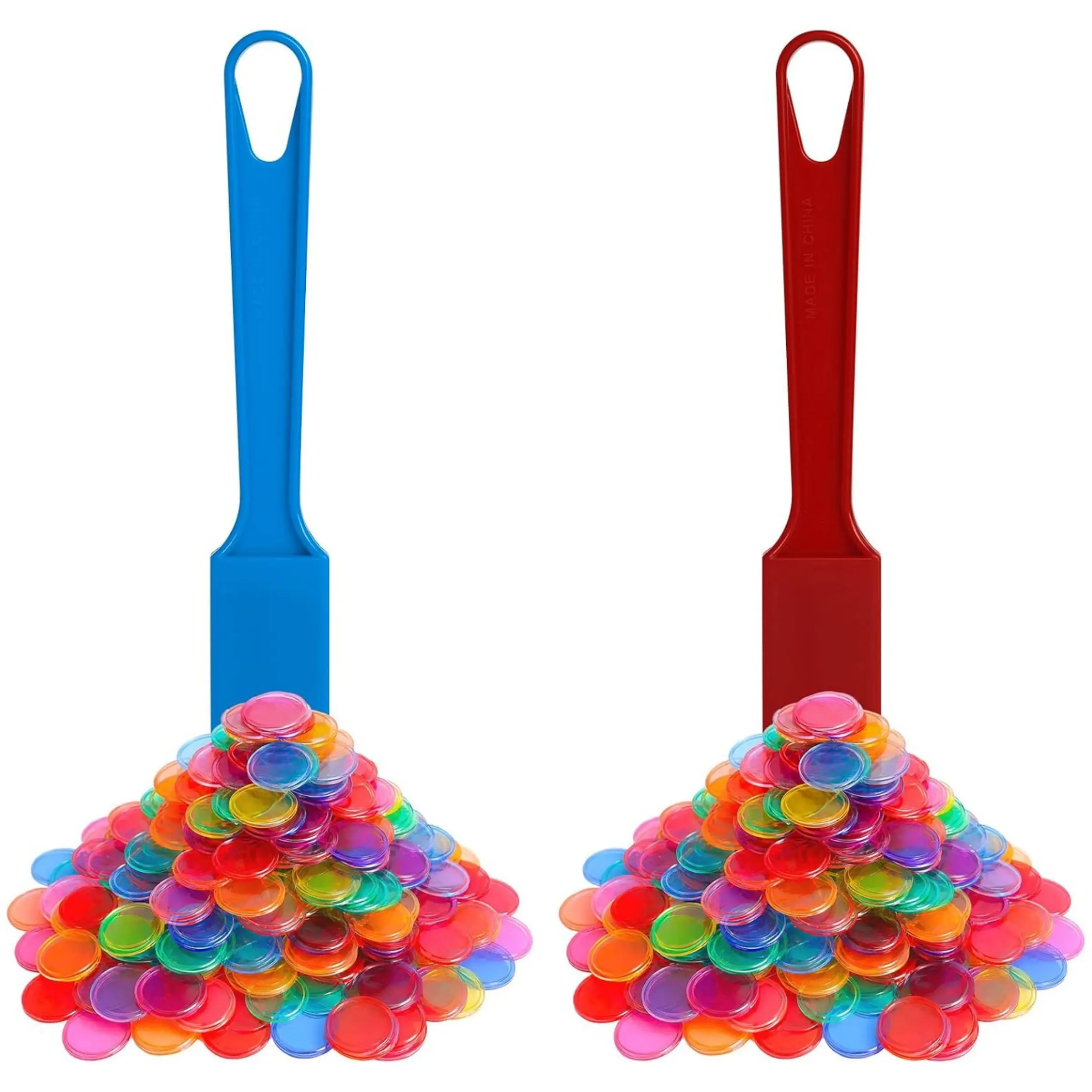 Complete Bingo Set 202 Pieces, Includes 2 Classic Bingo Sticks and 200 Colorful Metal Edge Discs, Perfect for Party Games and Family Fun