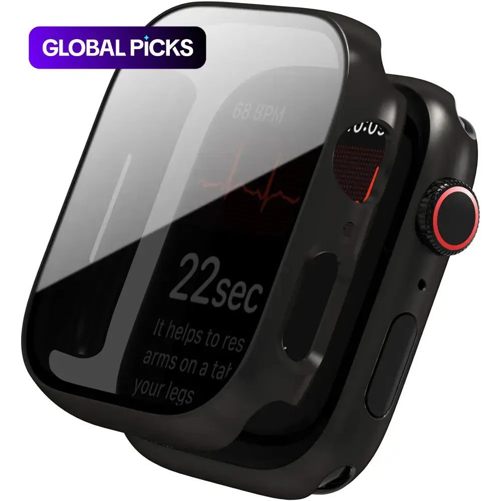 Anti-Peep Privacy Watch Screen Protector, Hard PC Watch Screen Protective Film, Watch Screen Cover for Apple Watch Series 9/8/7/6/5/4/SE/SE2/Ultra, Smartwatch Accessories, Wearable Accessories