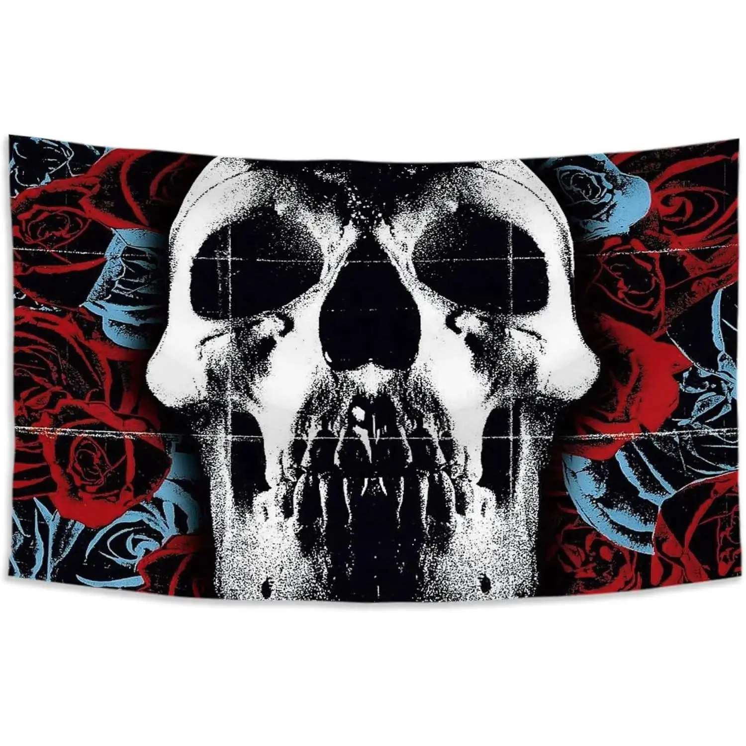 Deftones Album Cover Rose Design Tapestry Flag, 40x60 in Indoor-Outdoor Home Decor with Brass Grommets, Vivid Fade Resistant Wall Art for Bedroom, Home Supplies, Album Art Print Tapestries