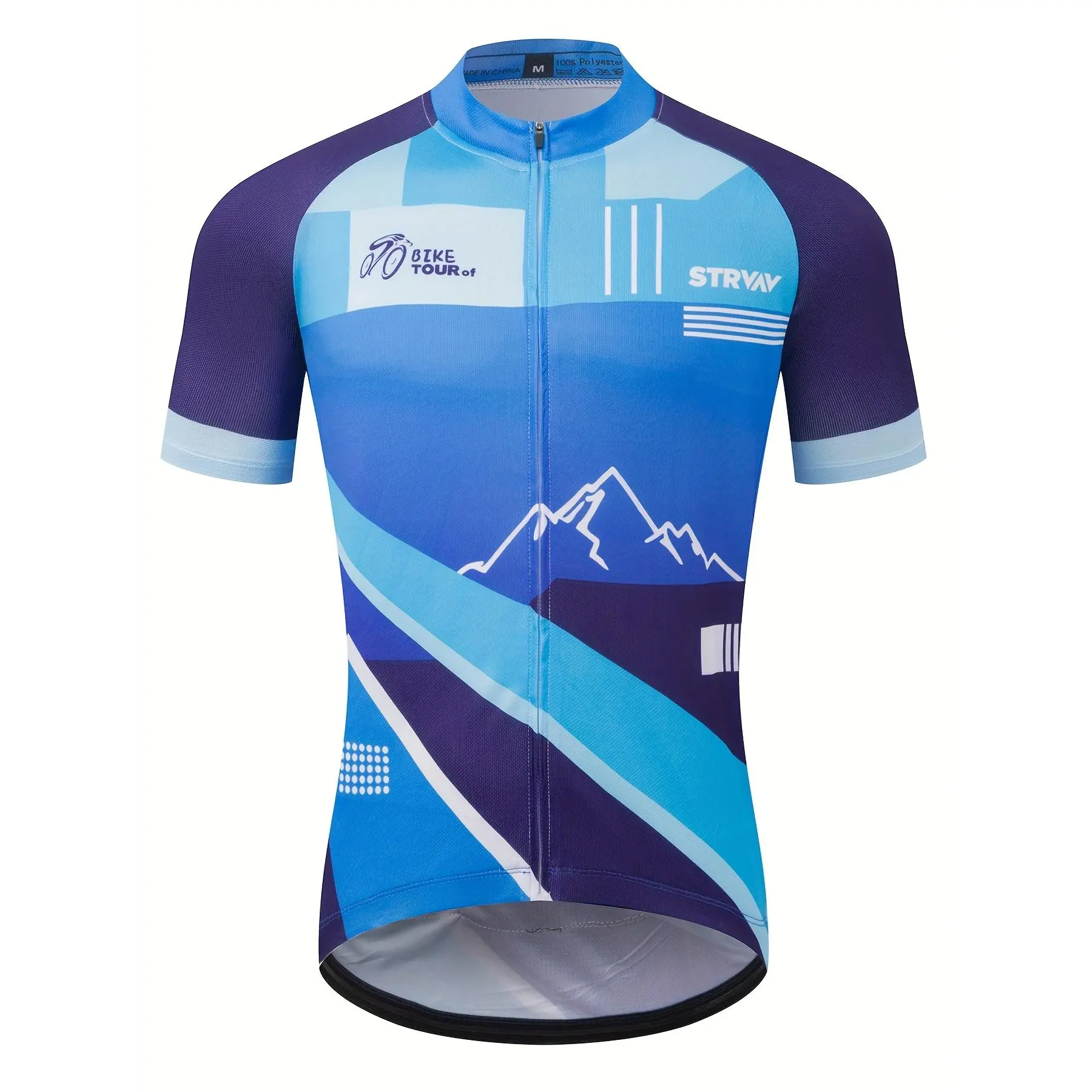 2026 new Ironman triathlon men's road cycling shirt, summer short-sleeved mountain bike riding top, with unique design prints, moisture-wicking and sweat-absorbing properties, portable, featuring three pockets on the back, suitable for outdoor activities