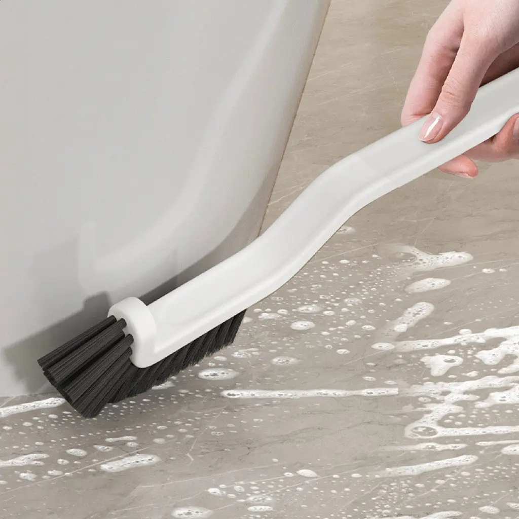 Multi-Functional Long Slot Brush, Hard Bristle Corner Cleaner, Bathroom Kitchen Window Gutter Brush, Efficient Cleaning Tool
