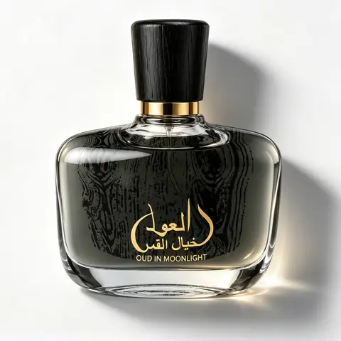Luxury Agarwood Men's Perfume, Fresh Woody Scent, Long-Lasting 3.4 Fl.oz, Rose Musk Safran, Elegant Amber Bottle, Ideal Gift for Men, Aromatic Woody Cologne