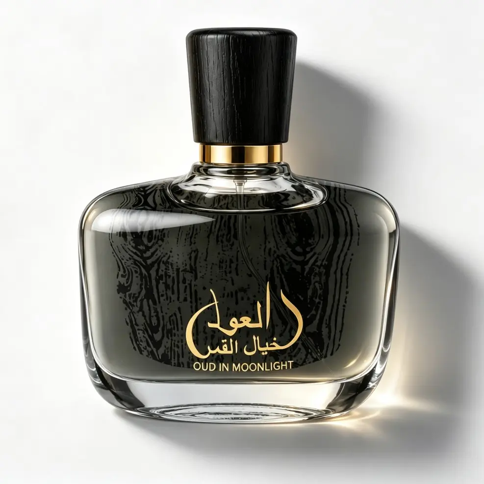 100ML Men's Perfume, Luxury Incense Fragrance, Woody Long-Lasting Scent, Rose Musk Safran, Elegant Amber Bottle, Ideal Gift for Men