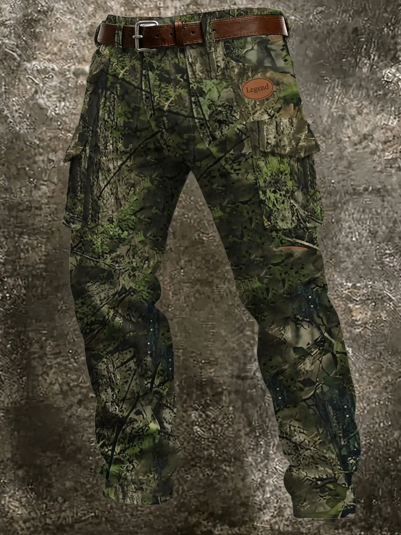 Men's Tactical Hunting Pants, Camouflage Print, Multiple Pockets, Casual Loose-Fit, Fall & Winter, Outdoor Hiking, Commuter Long Trousers