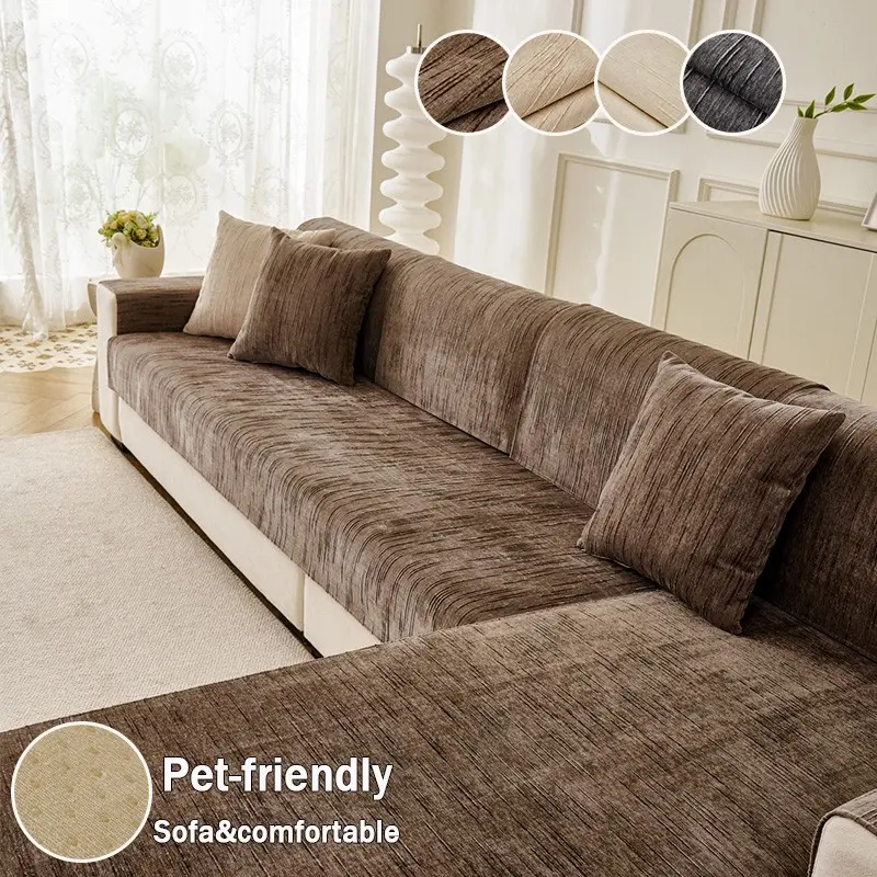 Waterproof Sofa Cover, Non-Slip Modern Style, Protects Furniture From Pets, Suitable for Bedroom, Office, Living Room, L-Shape, 1/2/3/4 Seater, Washable Sofa Covers, Washable Couch Covers