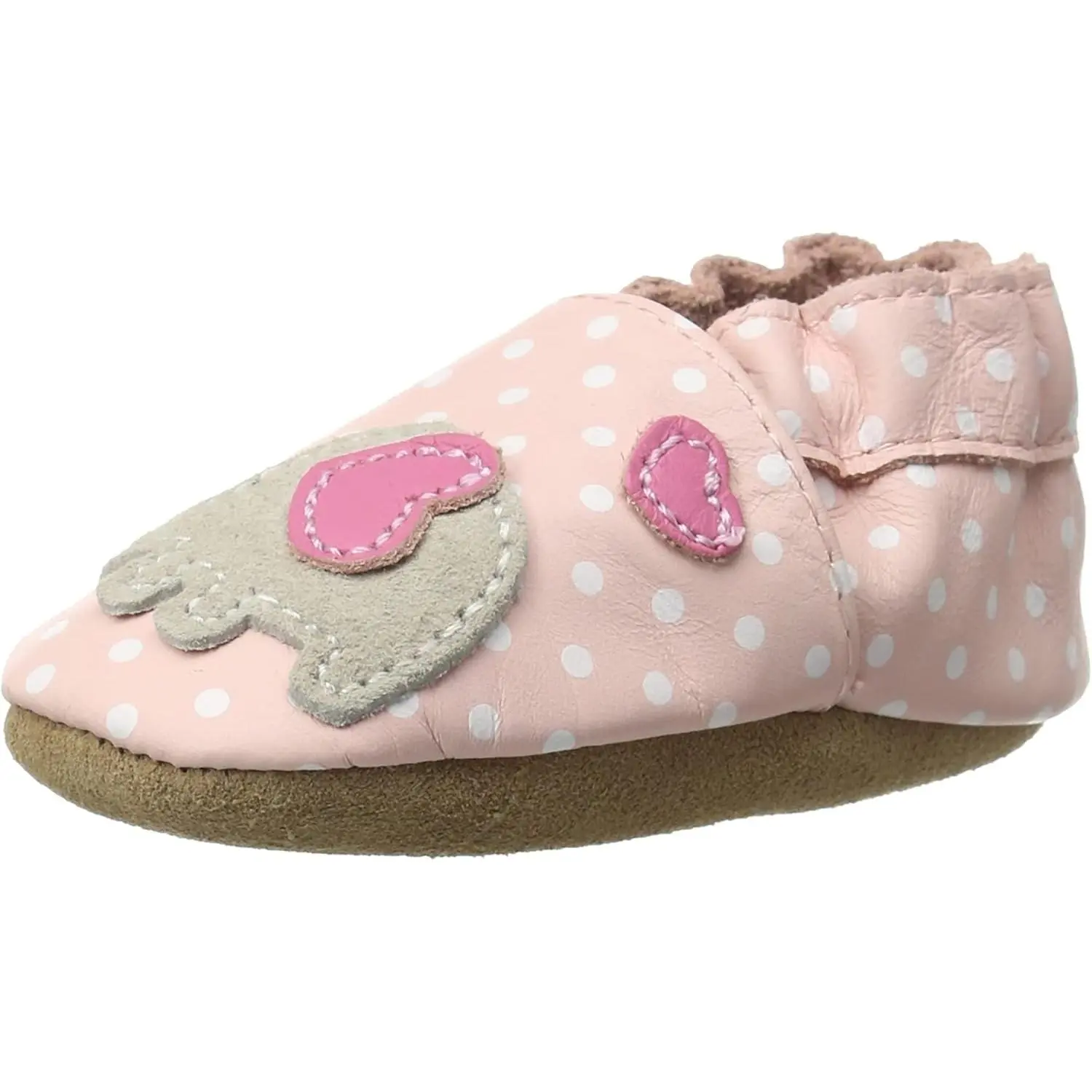 Baby Girls and Unisex Soft Soles Slip-Resistant Crib Shoes Slippers Infant and Toddler, 0-24 Months