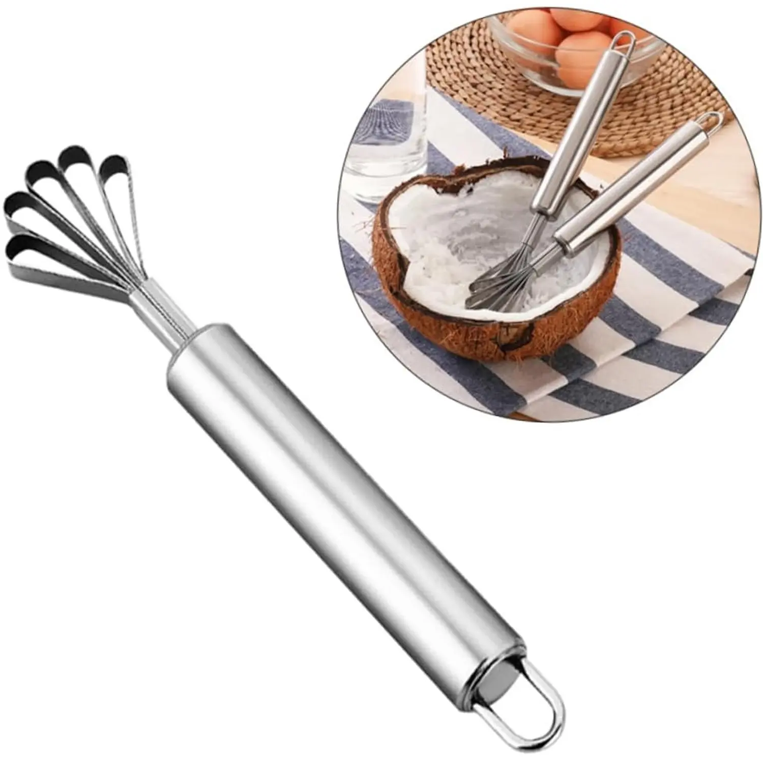 Multifunctional Stainless Steel Kitchen Tools, Serrated Coconut Grater, Fish Scales Remover, Essential Kitchen Gadgets for Every Household