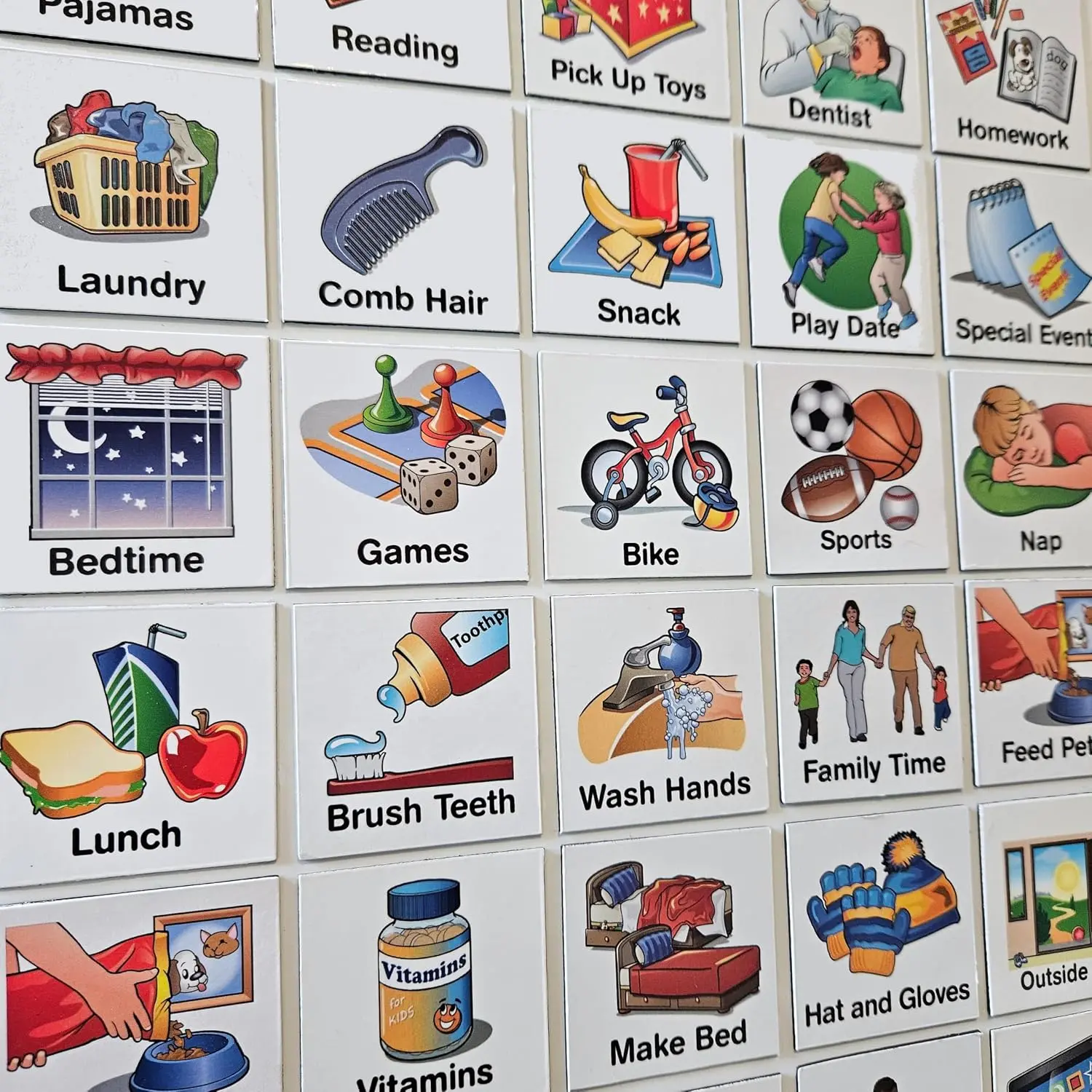 93-Pc  Set for  Visual Schedules ( Collection) | Daily Routines, Chores,  Help |72 Activity Icons + 21 Headings | Use  Any  Surface