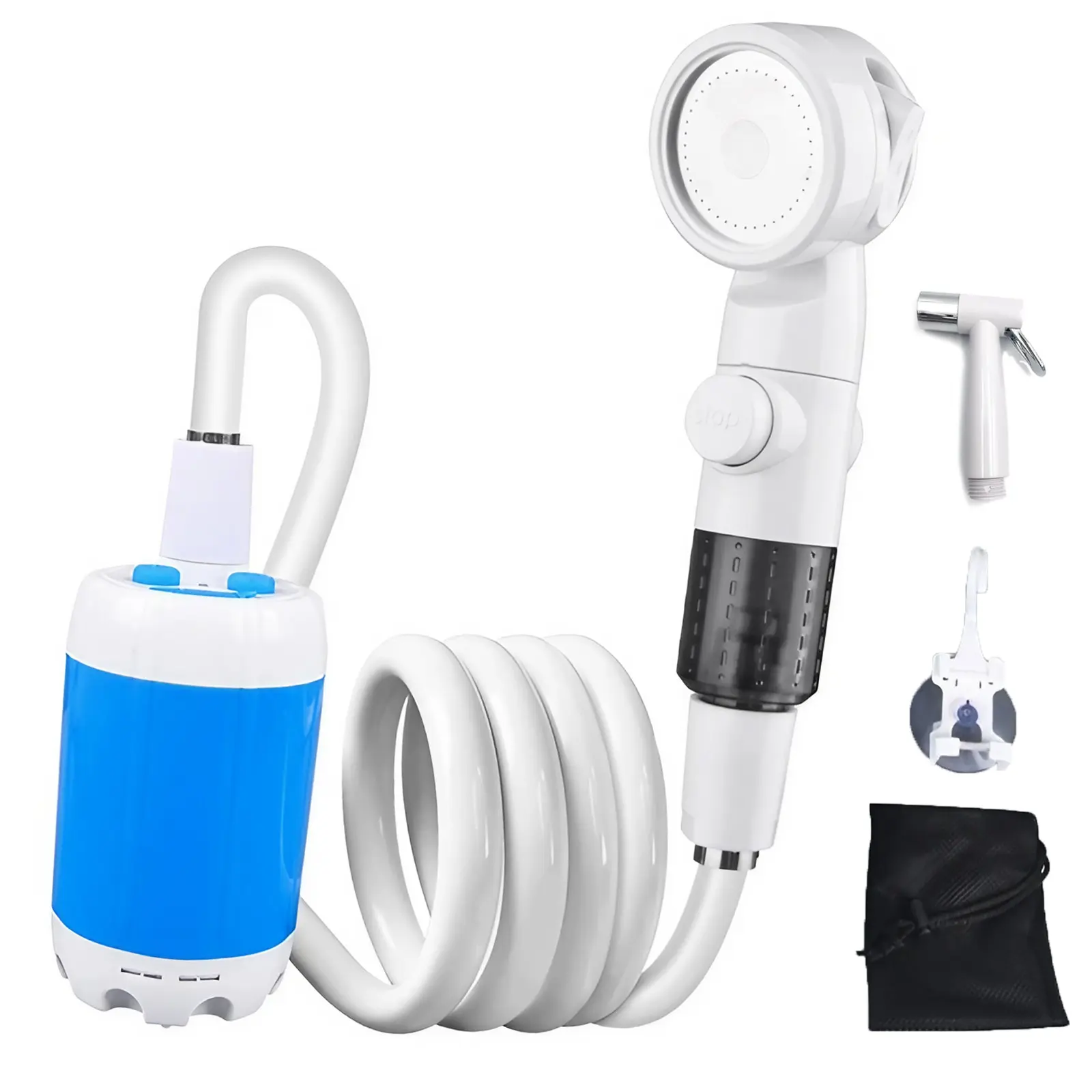 Portable Handheld Garden Sprayer Rechargeable with Detachable Hose Multi-Nozzle Modes, Efficient Watering Tool for Home Pet Use, Watering Systems, Garden Watering Sprinkler