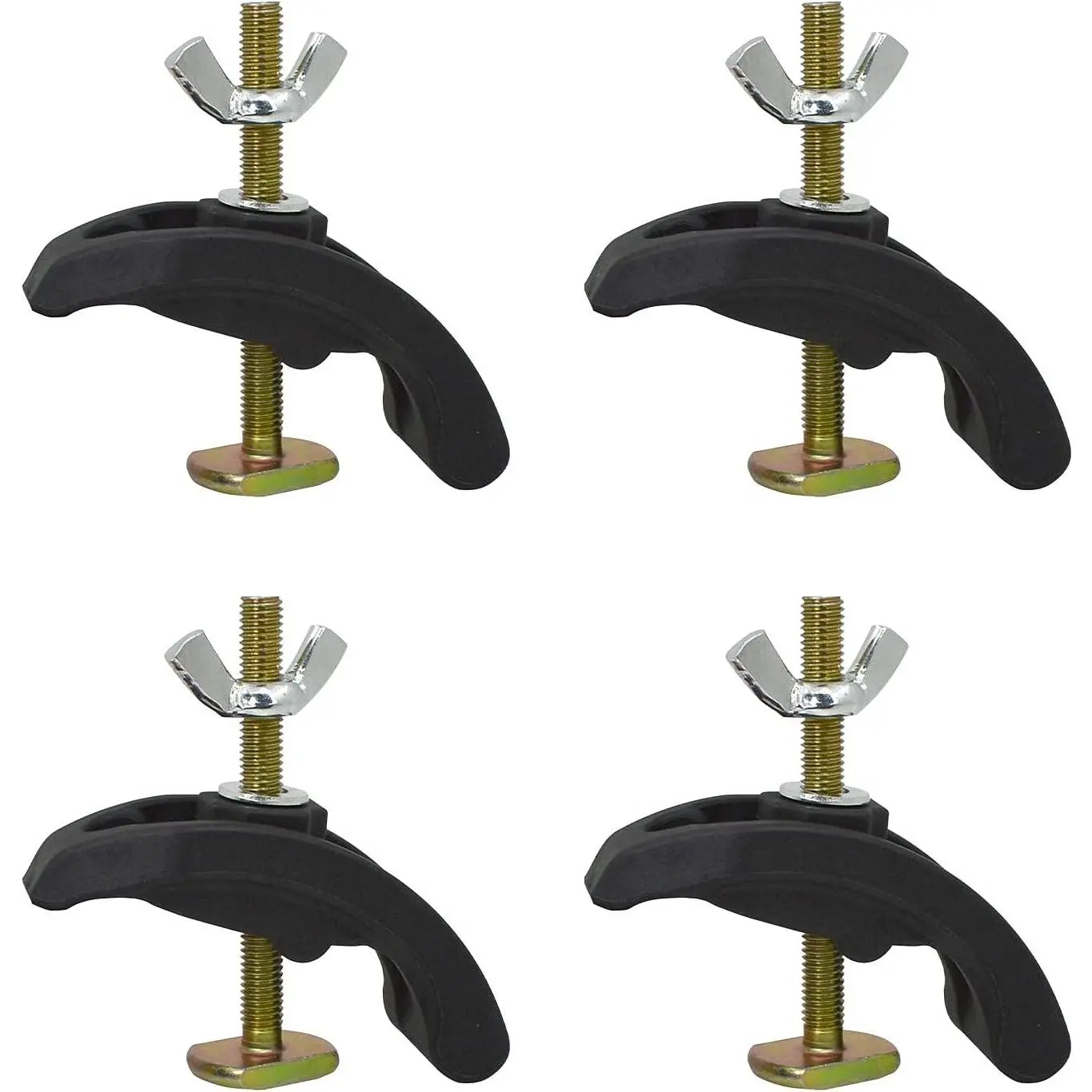 4PCS Press Plate Clamp, CNC Arcuate Press Plate Clamp - T Track Hold Down Clamps Woodworking for CNC Milling Engraving Machine