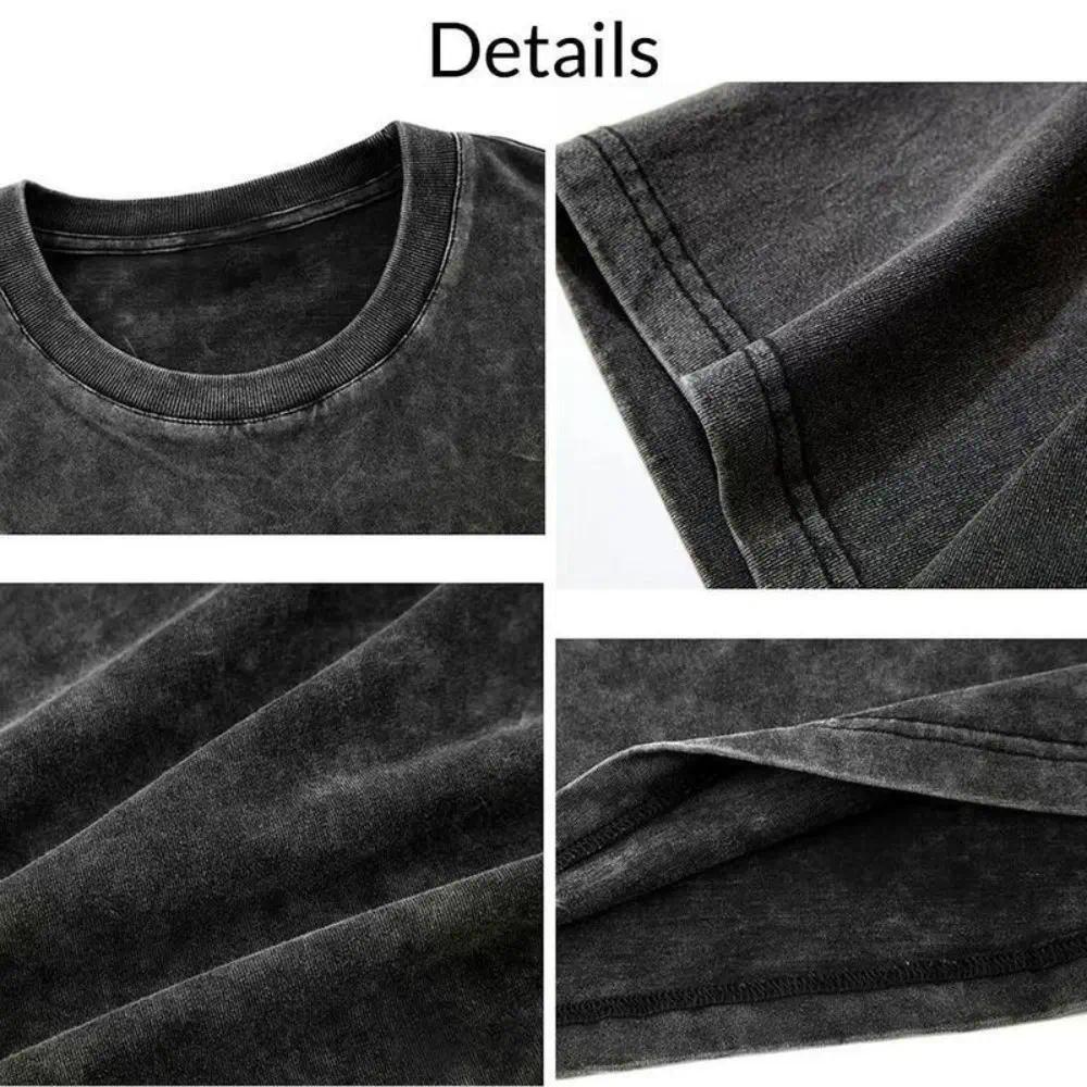 Retro Vintage Inosuke Hashibira - Demon Slayer Anime Double Printed Vintage Washed Tee Unisex Oversize Anime Manga Washed Heavyweight Cotton T-shirt, Gift For Anime Fan, Anime Lover Unisex 100% Cotton T-shirt