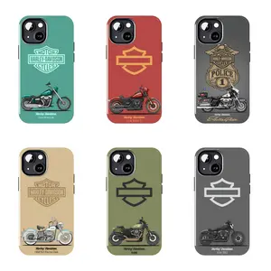 Olive Fat Bob Military Star Vintage Biker Case Suitable for iPhone 17-11 Pro Max/Plus and  Samsung Galaxy S23-25
