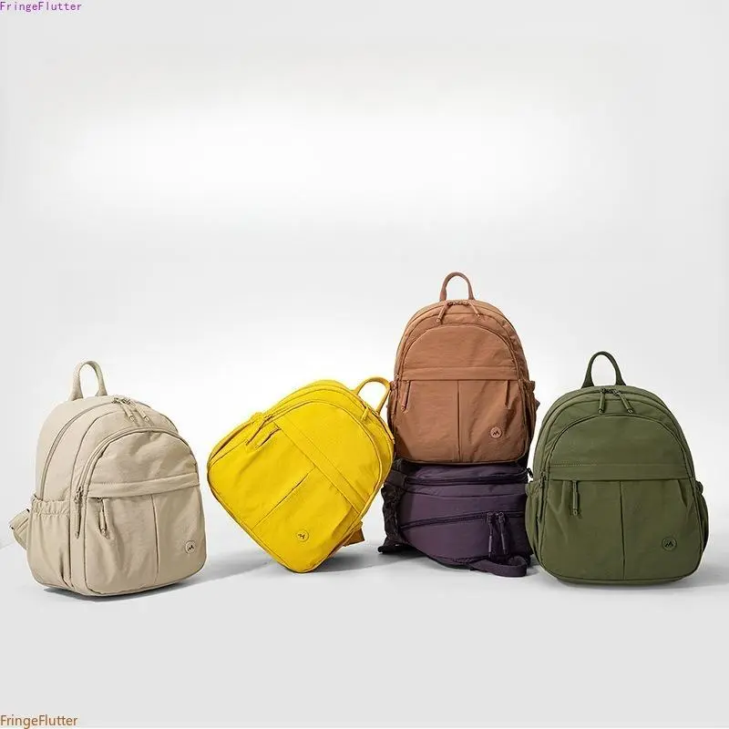 Japanese Washed Canvas Backpack for Women – Minimalist Aesthetic Daypack, Versatile for College, Commute & Travel, Lightweight Casual Bag