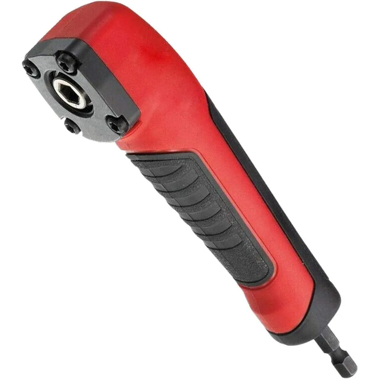 Right Angle Attachment for Electric Screwdriver, 90 Degree Corner Drill Adapter with ABS Handle, Socket Adapter for 18V Impact Driver & Drill Bits