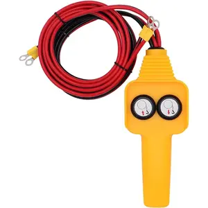 1 Pcs ABS Hard-Wired Push Button Winch Remote Assembly Replacement, 12V Electric Winch Controller for 1500lbs-5000lbs Capstan, 4.2ft 1.6lb Handheld Car Accessory