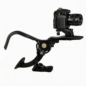Camera Stabilizer, Shoulder Mount for Camera, Camcorder, Other Video Devices, Black Lightweight Stabilized Camera Rig with Waist Mount & Shoulder Strap