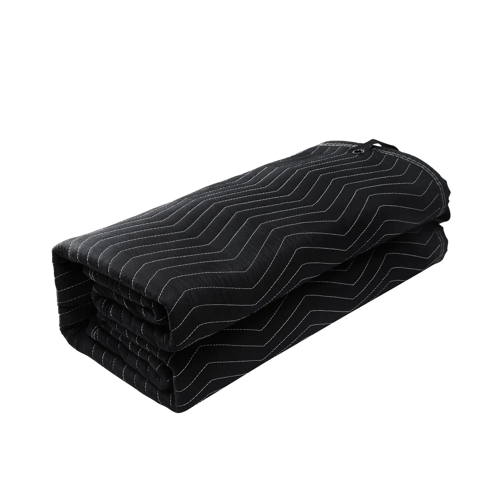 Sound Dampening Blanket, 96" x 80", Extra Large Studio Grommeted Soundproof Blanket with Grommets, Light Blocker for Door Acoustic Noise Blocking Blanket Studio Sound Absorption Sheet, Black