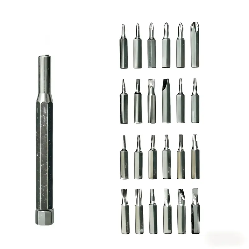 24 in 1 Precision Screwdriver Kit, Stylish Push Type Case, Phone Computer Watch Glasses Tablet Repair Tool