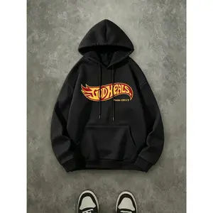 God Heals Retro Flame Letter Hoodie, 270G Brushed Fleece Psalm 103:5 Christian Graphic Hooded Sweatshirt, Religious Inspirational Streetwear Pullover For Men Women