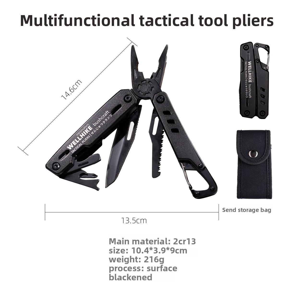 Tactical tool pliers Multifunctional tactical pliers Outdoor camping Vehicle pliers Screwdriver BC style EDC pliers