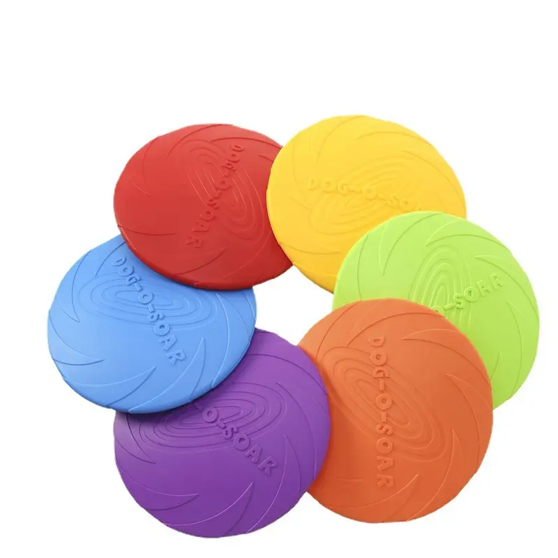 DOG-O-SOAR Pet Frisbee Dog Toy, Durable and Floating, Suitable for Training and Throwing