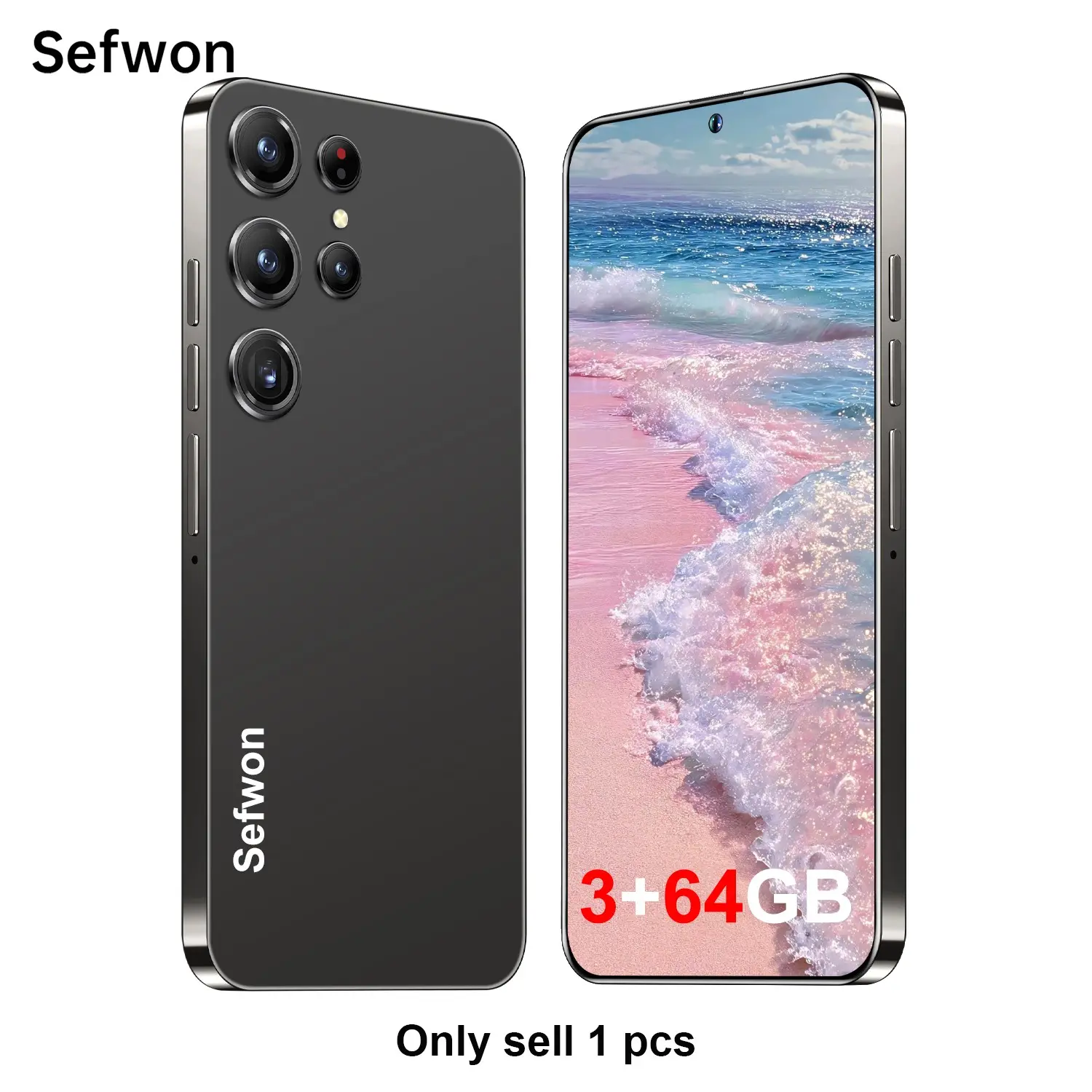 Sefwon2026 New Smart Android Octa Core Smartphone, 4g Network, Dual Sim Slots, 6.56-Inch Screen, Octa-Core Cpu, Android 10, 3gb+64GB Storage, 3800mah Battery, Android Mobile Phone
