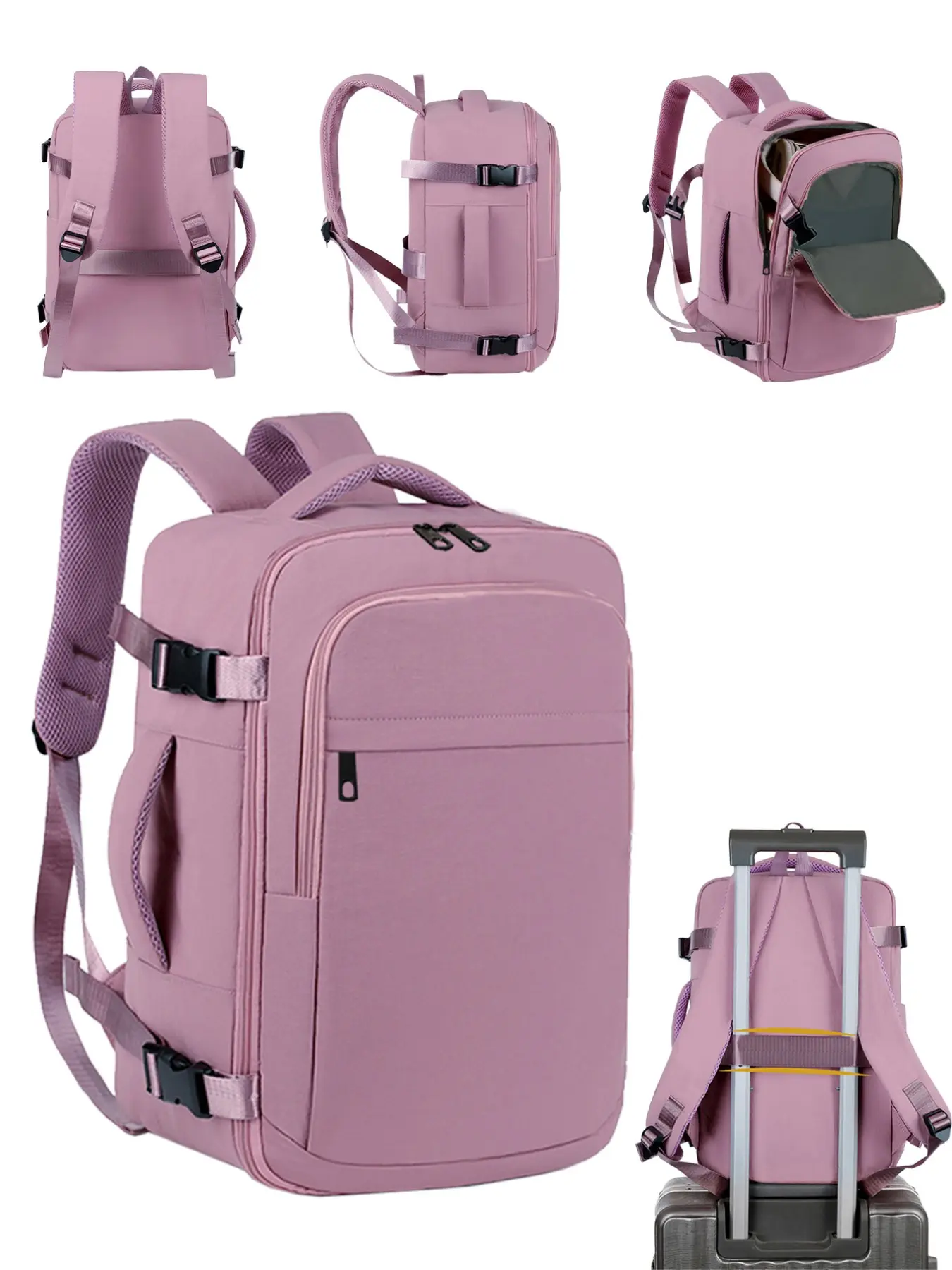 Ryanair & Wizz Air Cabin Backpack – Carry On Backpack For Airplanes – Unisex Business/Commuter Laptop Backpack (40x30x20cm) – Large Capacity, Casual Style – Essential Travel & Commuting Bag, Travel Essentials Backpacks