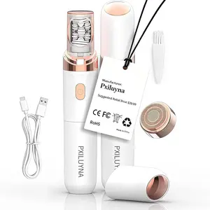 2026 New Upgraded Pro 3.0 Women's 2-in-1 Electric Epilator, Rechargeable Gentle Root Hair Removal for Coarse & Fine Hair, Depiladora Shaver for Face Legs Bikini Area Smooth Skin (White)