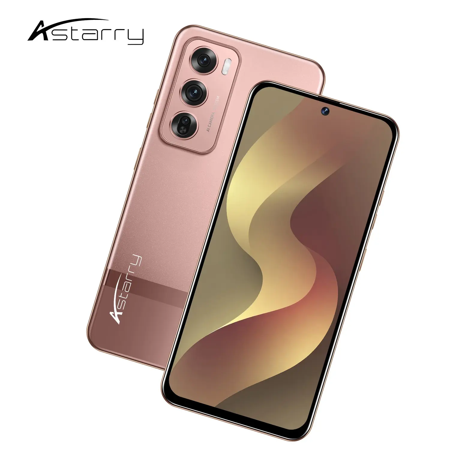 Astarry Reno12 Pro Smartphone, 6.9-Inch Screen, 4GB RAM+128GB Storage, Dual Sim, Android 12.0, 5000mah Battery, Global 4g Network