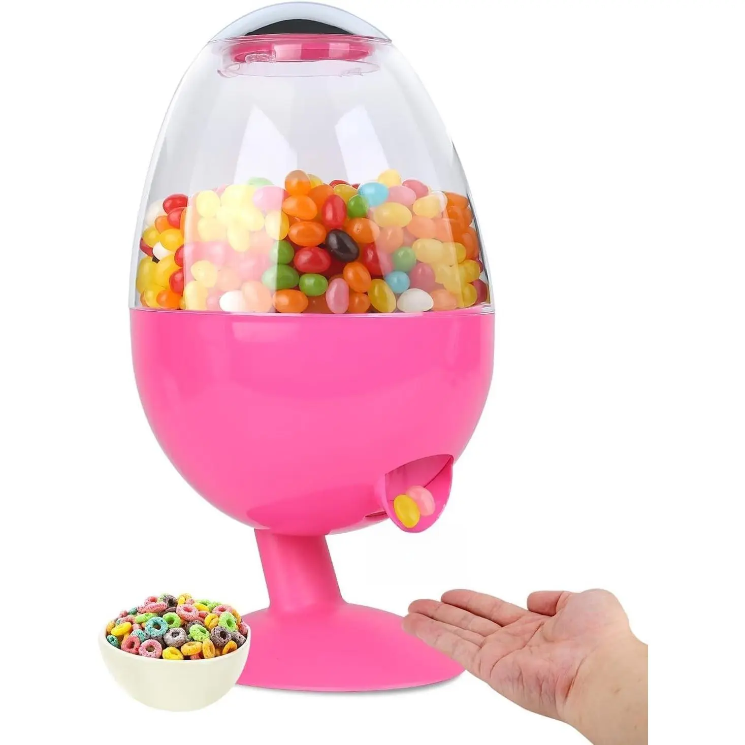 12"Large Automatic Candy Dispenser Machine,Vintage Motion Activated Candy Dispenser Touch Free,3 Distribution Options Desktop Auto Candy Dispenser for Office Desk,Home,Party