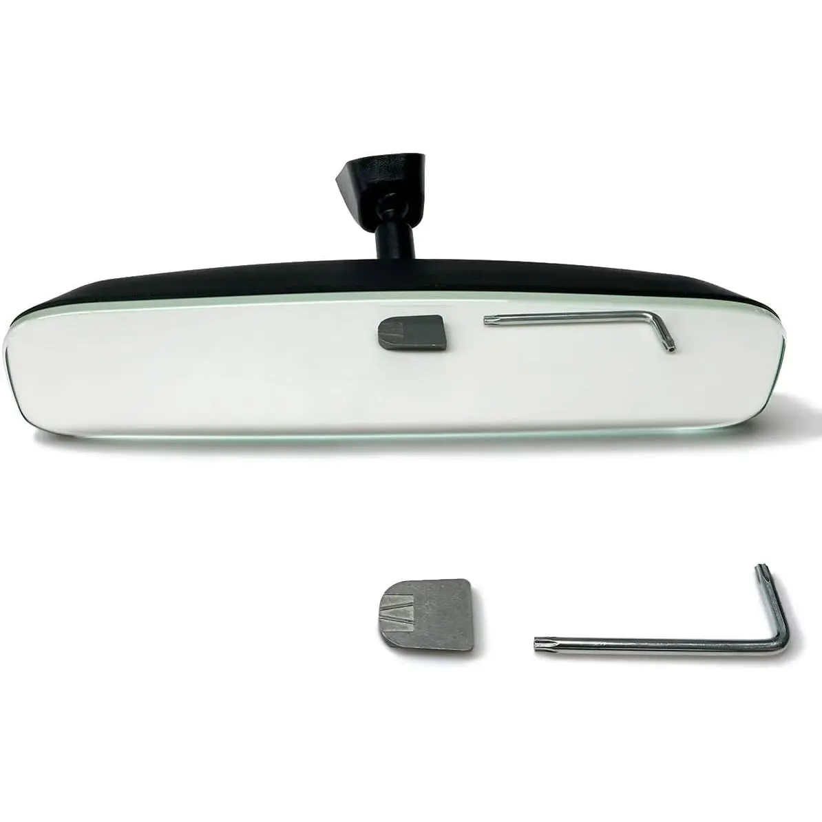 10.5" Frameless Rear View Mirror, Universal Fit Type, Compatible with Jeep Kia Hyundai Nissan Toyota Ford Honda And More Models, Day/Night Mirror