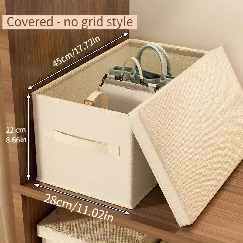[Bag-in-Bag / Organizer Pouch] Handbag Organizer – Space-saving storage for totes and backpacks; dust-proof closet divider/organizer.
