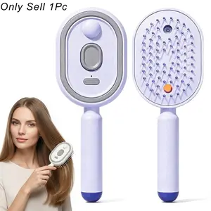 Electric Spray Cushion Massage Comb, 3-In-1 Electric Spray Hair Brush, Adjustable Hair Massage Brush for Frizzy Hair and Scalp Care