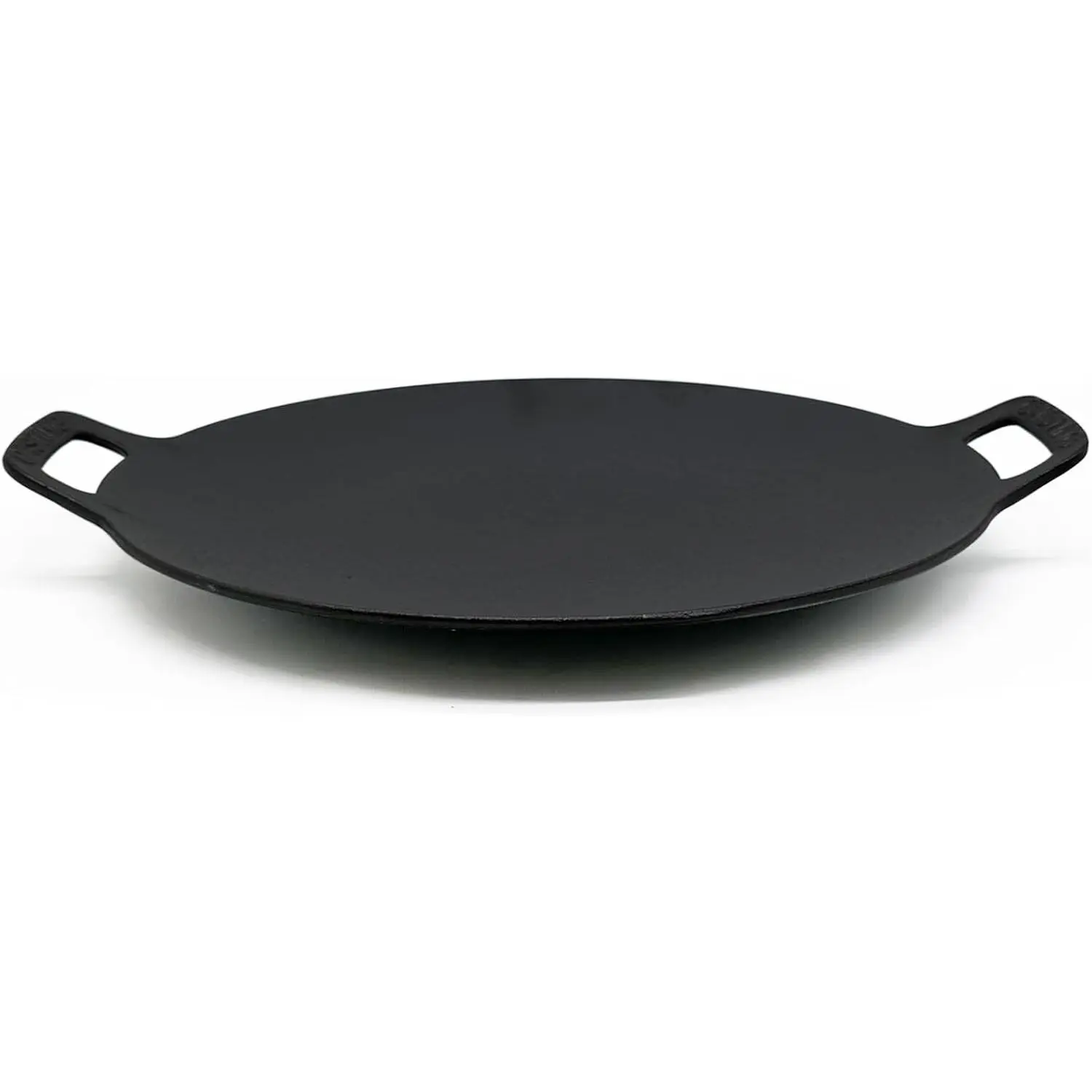 13-Inch Korean BBQ Grill Pan, Cast Iron Griddle for Indoor and Outdoor Stovetop Use