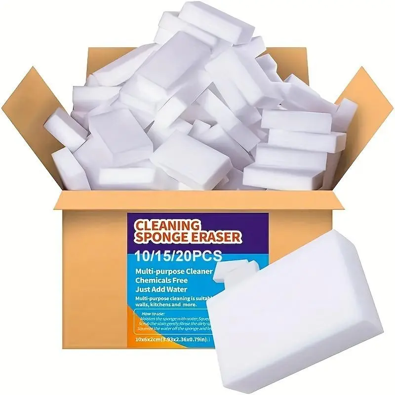 Magic Sponge Eraser, Sponge Scrubber, 10/20pcs Multifunctional Cleaning Sponge, Household Cleaning Sponge for Kitchen Bathroom, Kitchen Cleaning Tool, Non Toxic Sponges