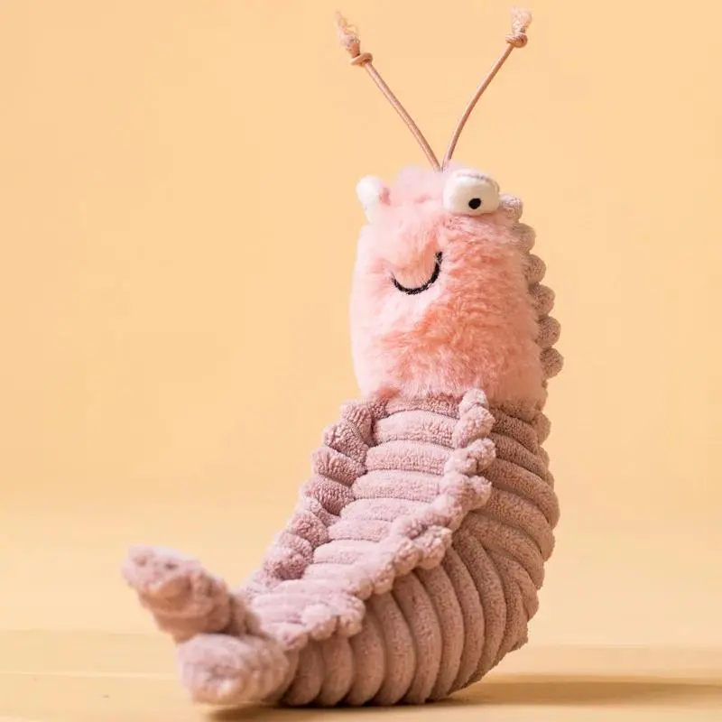 Kawaii Sheldon Shrimp Plush Toys Crispin Crab Larry Shrimp Dolls Stuffed Animal Plushie Children Birthday Gifts Home Decoration