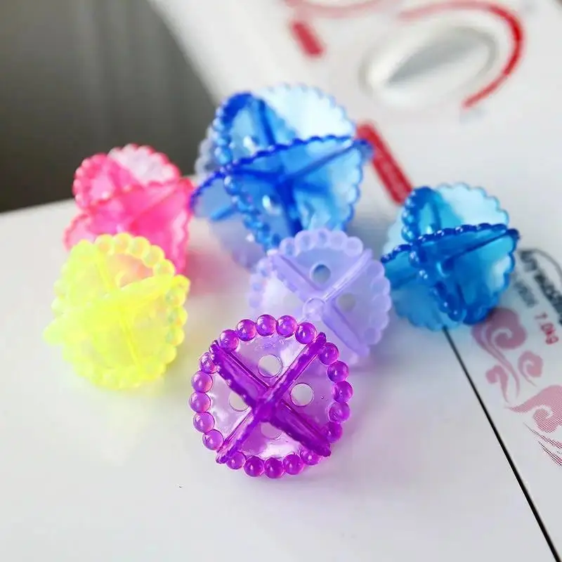 10pcs Portable Reusable Cleaning Laundry Ball Stain Removal And Anti Entanglement Device Washing Machine Clothes Protection Ball