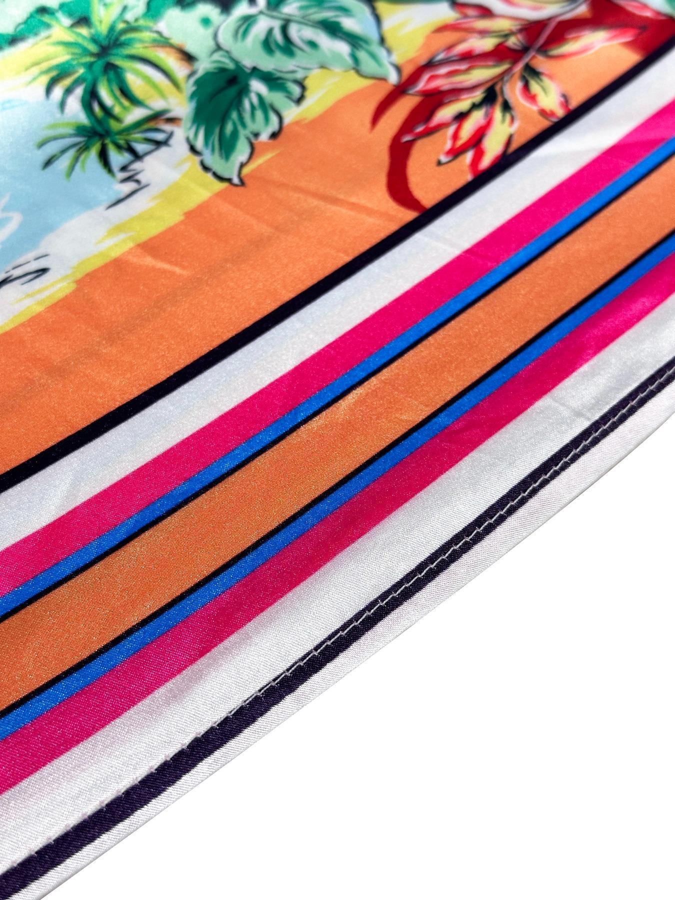 Women's All Over Print Cami Dress, Boho Casual Sleeveless Spaghetti Strap Dress for Beach Holiday Vacation, Ladies Spring & Fall Clothes